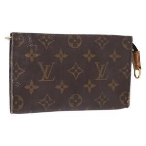 LOUIS VUITTON Monogram Bucket PM Accessory Pouch LV Auth 164360